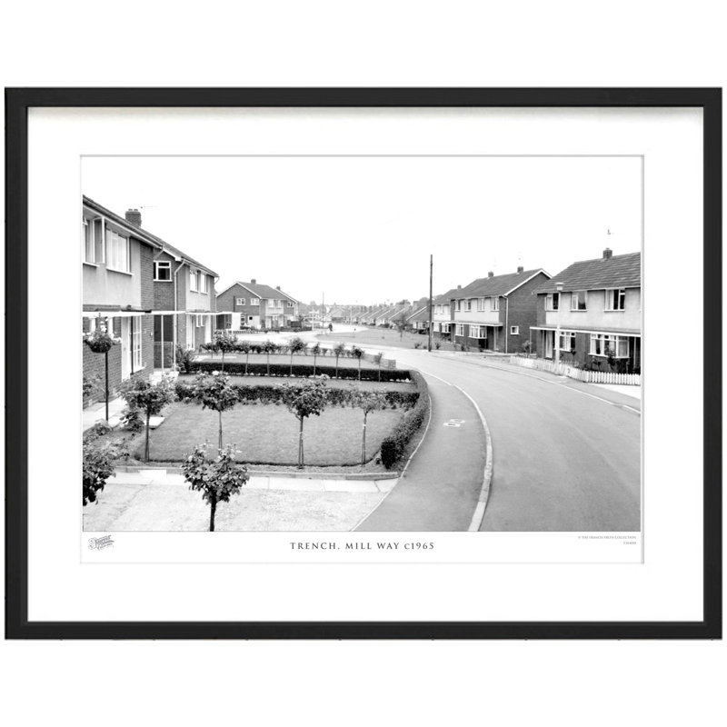 Trench, Mill Way C1965 - Single Picture Frame Print, 28cm H x 36cm W x 2.3cm D