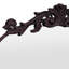 Grand miroir de salle de bain décoratif antique brun arqué 30 po x 36 po Enville -1004701445-1004701448
