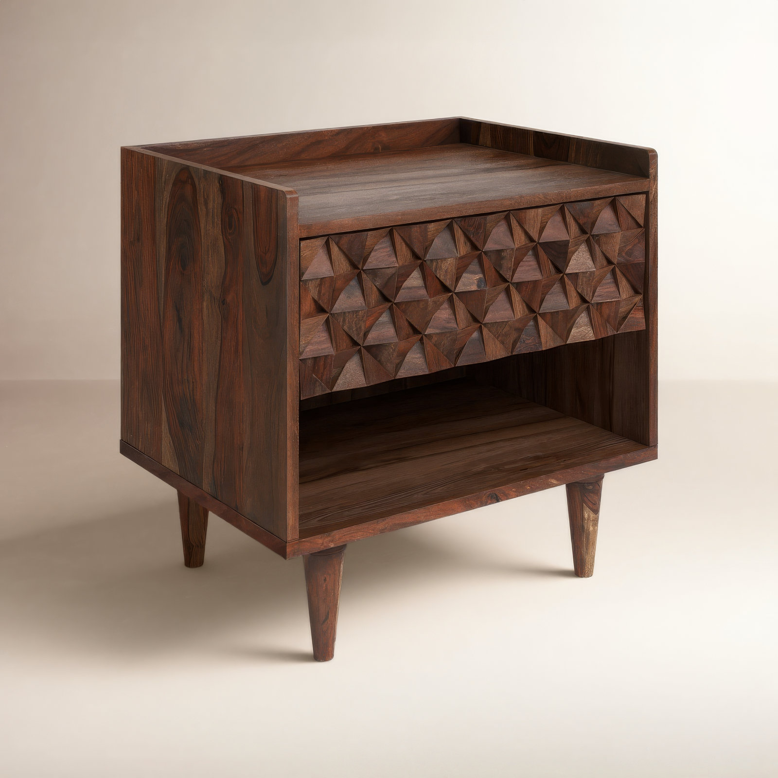 Quinta 1 - Drawer Nightstand, Brown