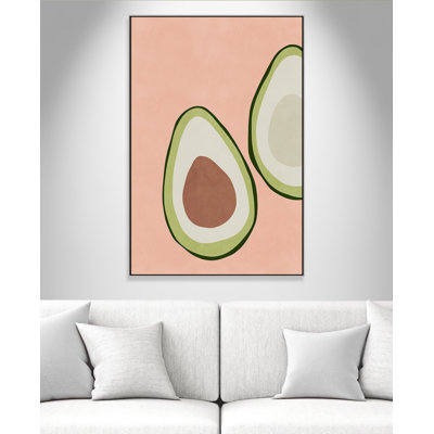 Avocat tranché - reproduction d'art