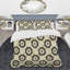 Ensemble de housse de couette Modern Beige White Modern Octagon Tiles I-109155790