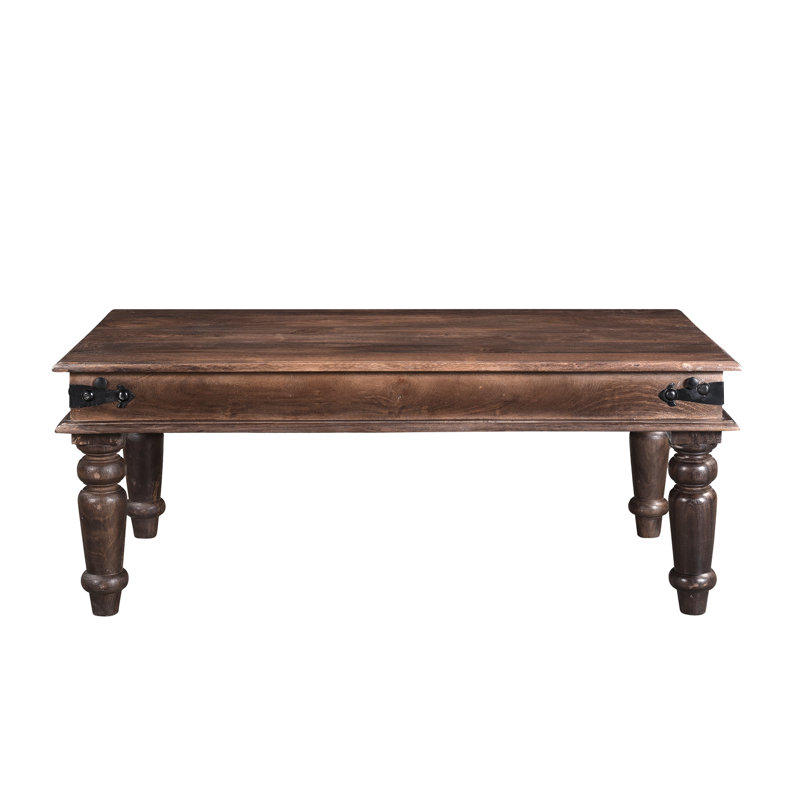 Hawkinsville Solid Wood Four Leg Coffee Table