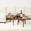 Table basse ronde 20 po chêne