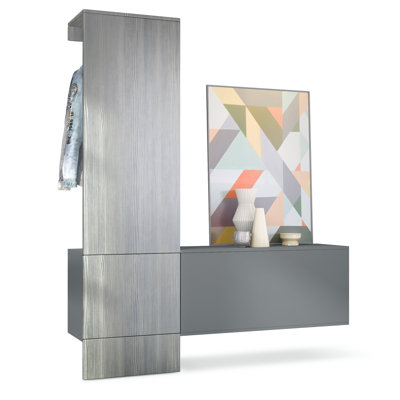 Chappa 156.5 cm W Hallway Set with Shoe Storage