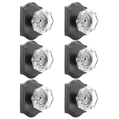 Faux bouton de porte simple Crystal