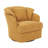 Metal Ring Barrel Chairs Mid Century Modern Fabric Accent Chairs, Swivel Barrel Chairs With Soft Padded Armrest-1403915075