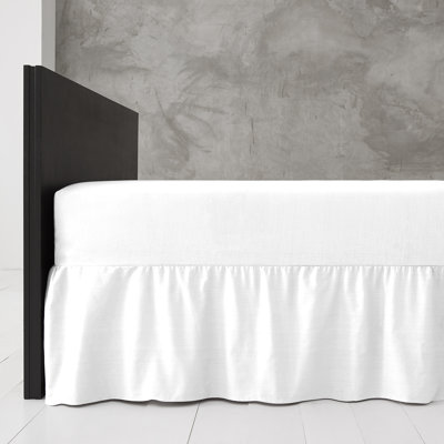 Premium Cotton Blend Plain Dyed Valance Sheet | Soft Durable and Breathable Luxury Bed Sheet for Ultimate Comfort