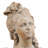 Artful Female Sculpture Bust Statue, Antique Brown