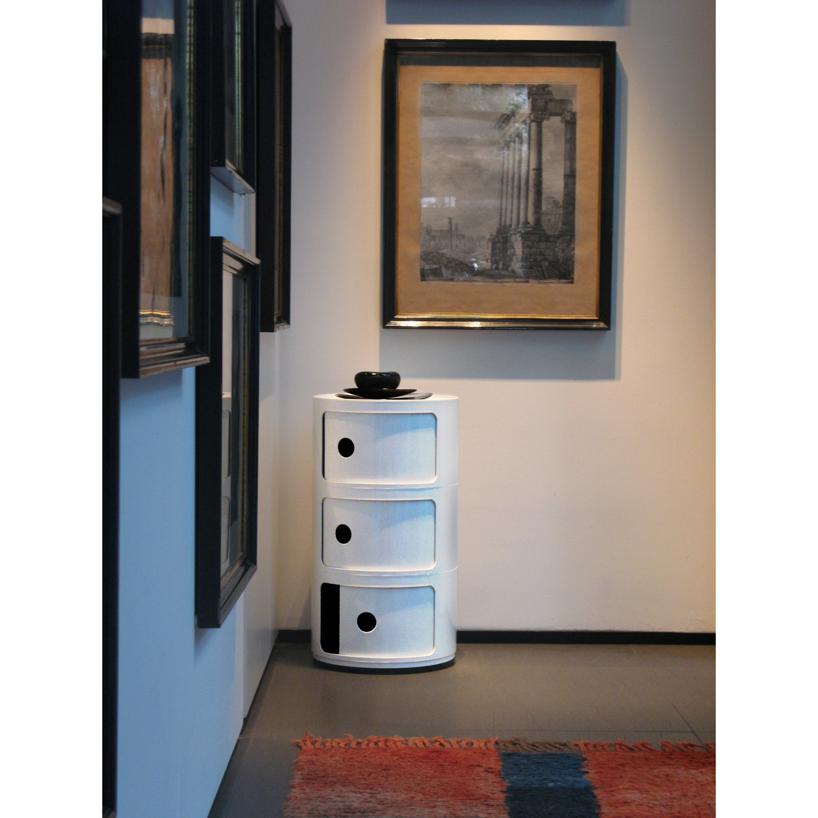 Componibili Modular Stacking Unit, White, 3