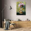 "Bouquet dans un vase" par Pierre-Auguste Renoir - Art mural sur toile tendue avec châssis-1199769691
