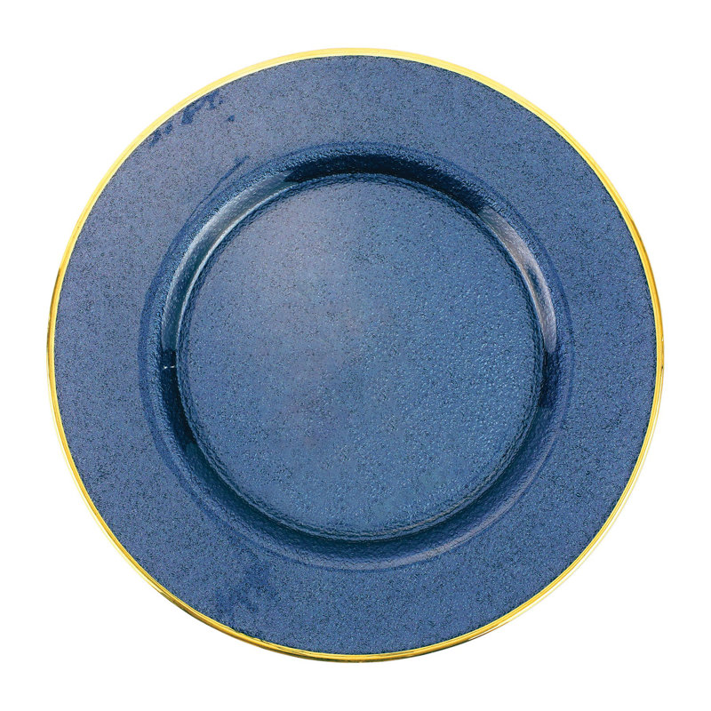 Plateau de service en verre métallique, Saphir