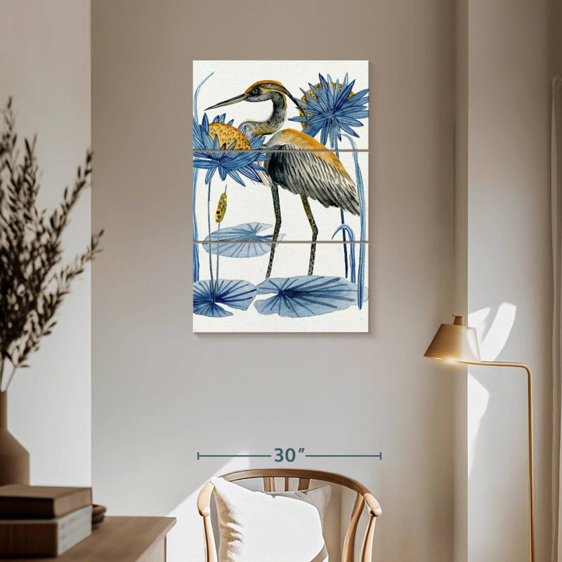 Brampt Heron Pond I, 57'' H x 36'' W
