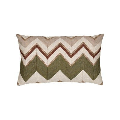 Mission Textured Chevron Indoor & Outdoor Woven Accent Pillow & Insert
