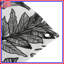 Tapisserie murale «Black Botanical Illustration» - décoration murale botanique-831806202