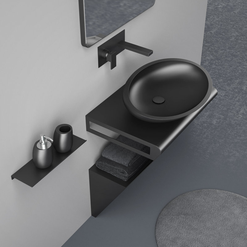 16.8'' Single Bathroom Vanity with Metal Top