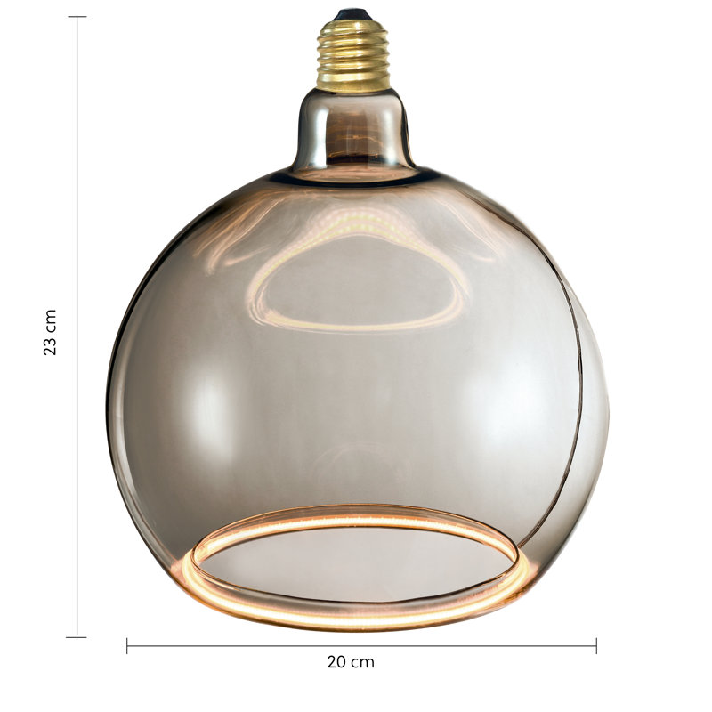 Andryc E27 Dimmable LED Globe Light Bulb, 20 cm