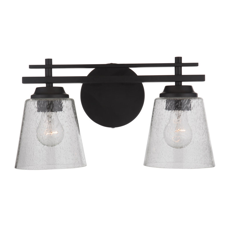 Éclairage de salle de bain à intensité variable 2 lumières , Dos plat