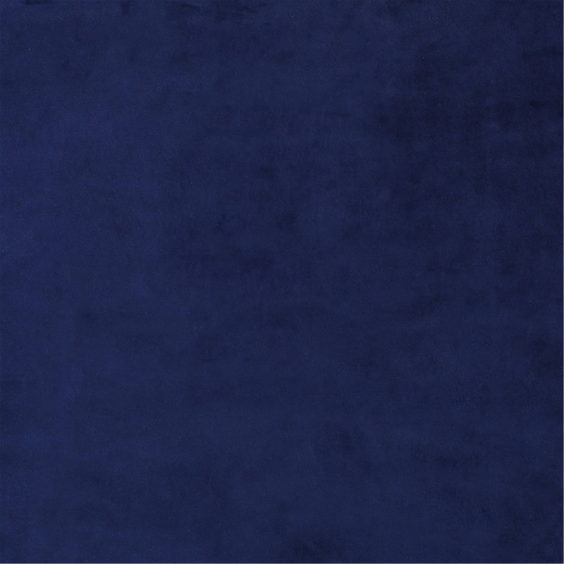 Fila Velveteen 2 Seater Oversized Bean Bag Chair With Armrests, Blue Velvet, 23" H x 60" W x 40" D