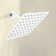 1-Spray Patterns With 2.5 GPM 8 In. Wall Mount Fixed Shower Head In White