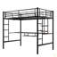 Lit mezzanine avec bureau et tablette