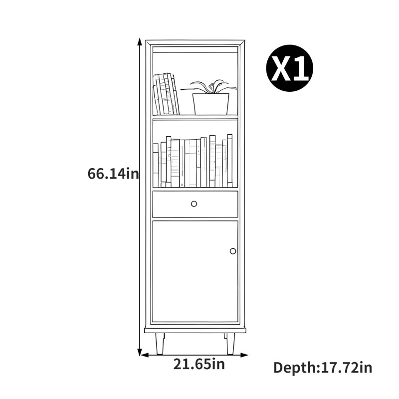 Bibliothèque de luxe style européen