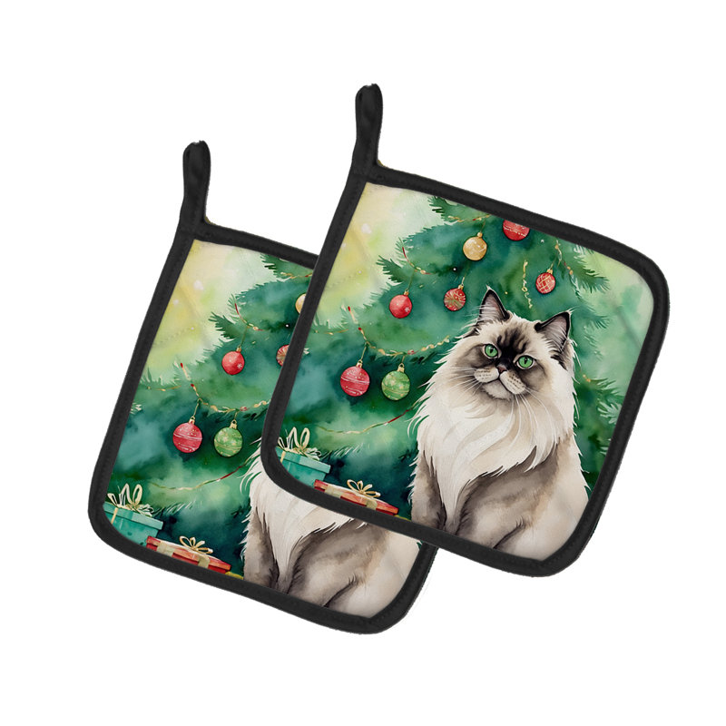 Paire de porte-pots Colorpoint Longhair