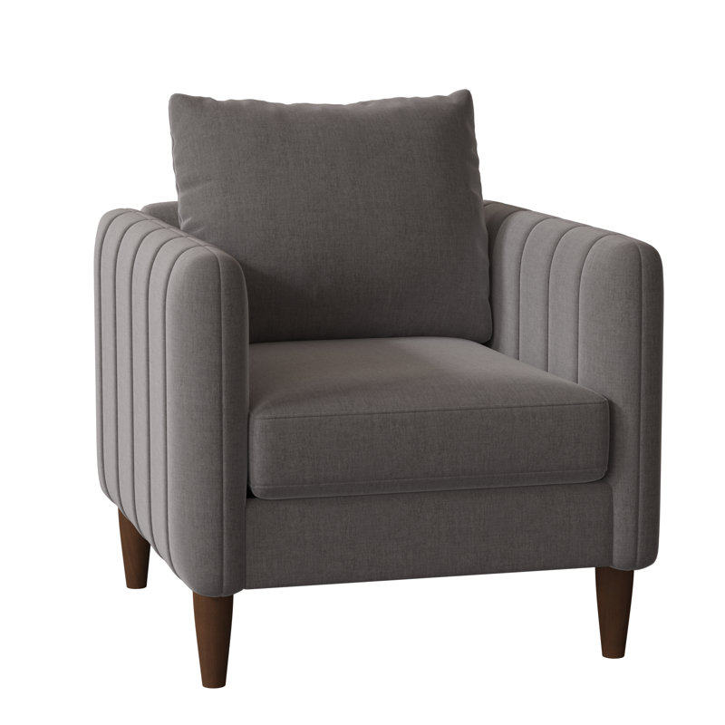 Kaveen Upholstered Armchair, Gray, Entice Mist