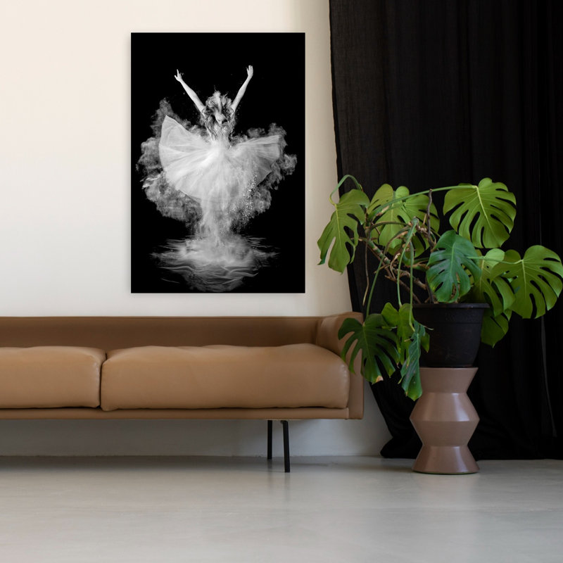 Art dramatique élégant éthéré, H 48 po x l 32 po