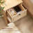 Sabeeka Boho Nightstand, Bedside Table with Drawer