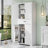 Bathroom Storage Cabinet With Multi-Functional Storage Space, Drawer With Slide Rails, Adjustable Shelf, White-810829101