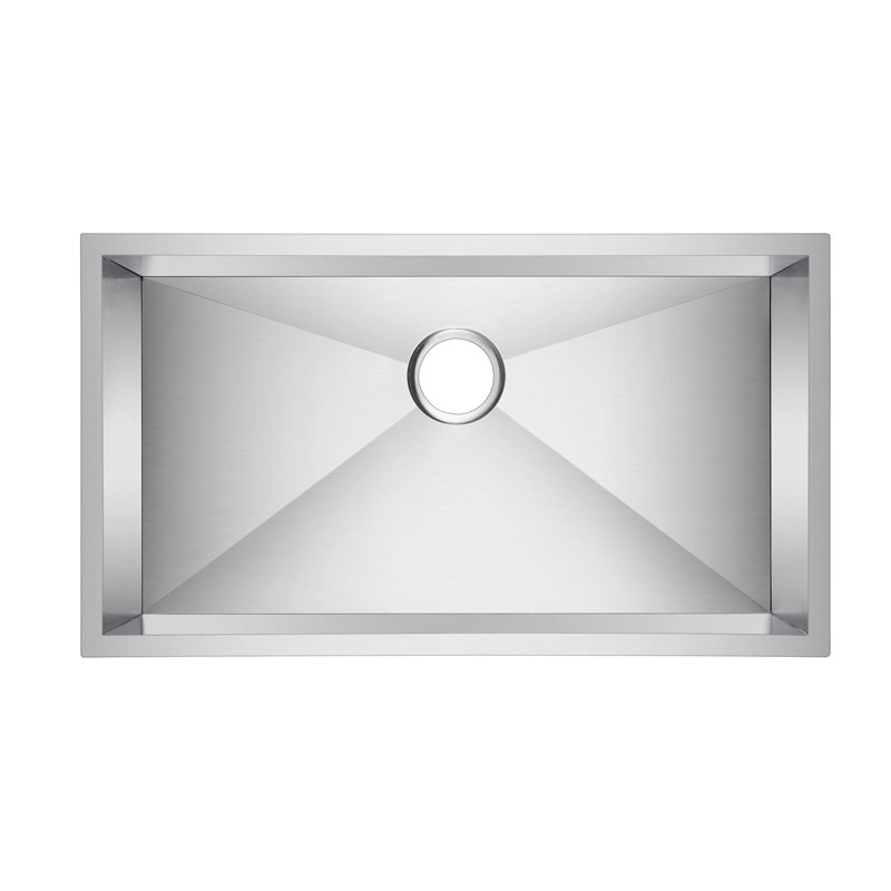 Ellison 32'' L Single Bowl Stainless Steel Kitchen Sink