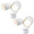 2 Head LED Dusk to Dawn Flood Light, 20W Security Light with Motion Sensor, 3000K Warm White-82957439