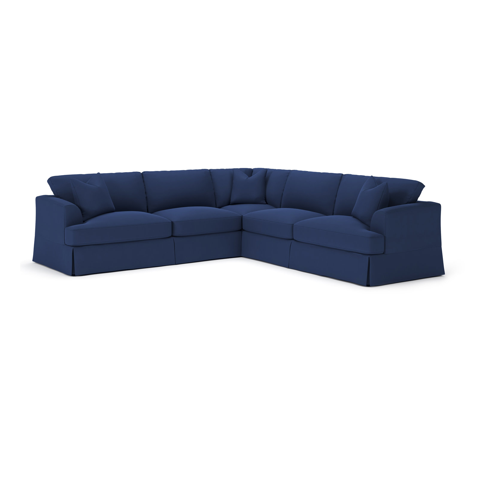 Lucia L-Sectional, Canvas Navy Sunbrella® Canvas