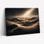 «Gallery Wrap», art mural sur toile pour le salon, la chambre à coucher, le bureau ou le vestibule - décoration murale décorative avec dunes du désert-130609609-130609610