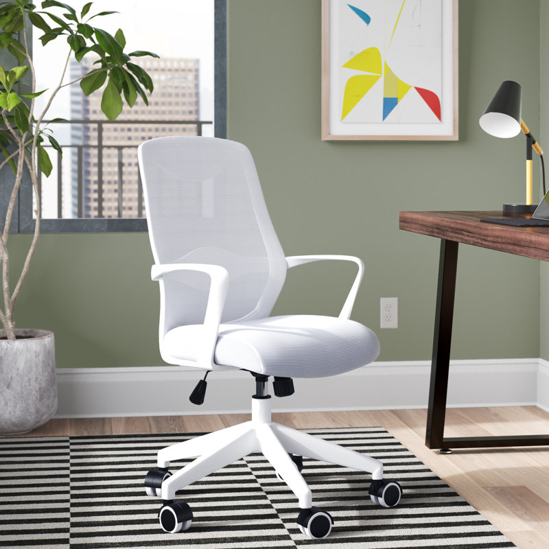 Chaise de travail en filet Juarez, Blanc