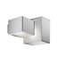 Domino Inox 2-Light Outdoor Armed Sconce