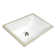 Nantucket Sinks Great Point 12.88'' Ceramic Rectangular Bathroom Sink with Overflow