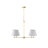 4-Light Dimmable Classic And Traditional Shaded Liner Pendant-1495415202