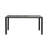 Outdoor Dining Table For 6 Person, Rectangular Slatted Metal Patio Table For Deck Garden Lawn Backyard Use With Umbrella Hole, Brown-1653744809