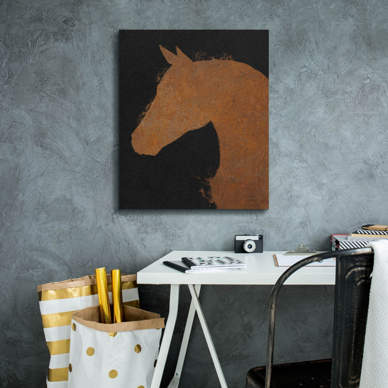  «Equine 3 Industrial» par James Wiens, art mural sur toile, 20 po x 24 po, H 24 po x l 20 po