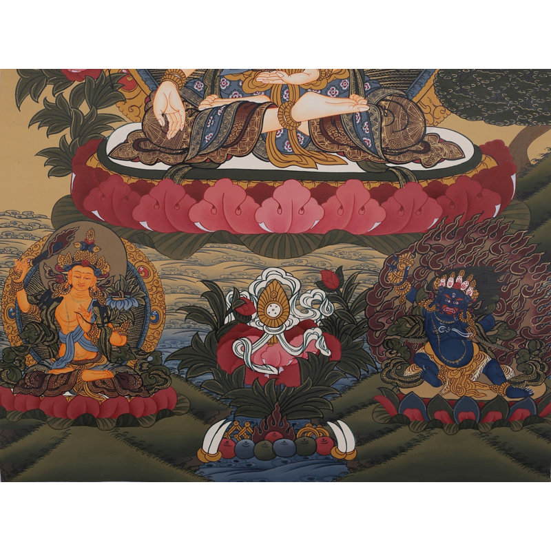 Namgyalma - Bouddhiste tibétain (Thangka sans brocart)