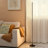 Hedden 58" Dimmable LED Corner Floor Lamp-367045571