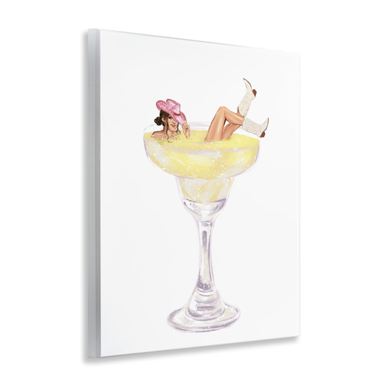 Plaque murale Glam Cowgirl in Margarita, design par Ziwei Li