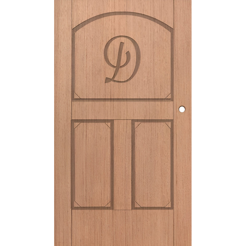 Porte standard en bois massif 80 po, 36 po x 80 po, À gauche