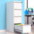 4 Drawer File Storage Organizer Cabinet With Lock Metal Vertical File Storage Cabinet Office Home Steel Vertical File Cabinet For A4 Legal/Letter Size Narrow File Cabinet Locked Assembly Required