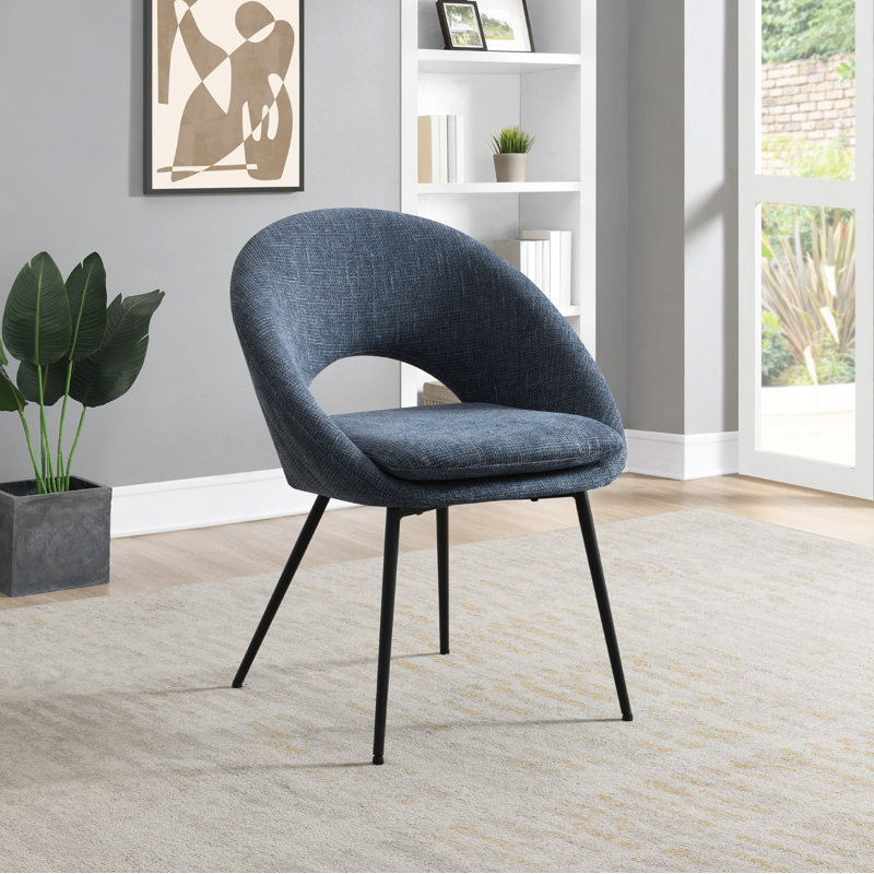 Chaise Hoseia, Bleu, Noir