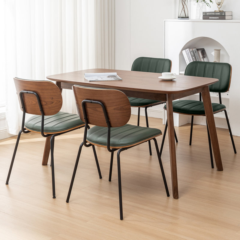 Laykyn Upholstered Dining Chair, Green