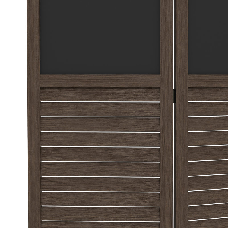 Folding Room Divider with Blackboard