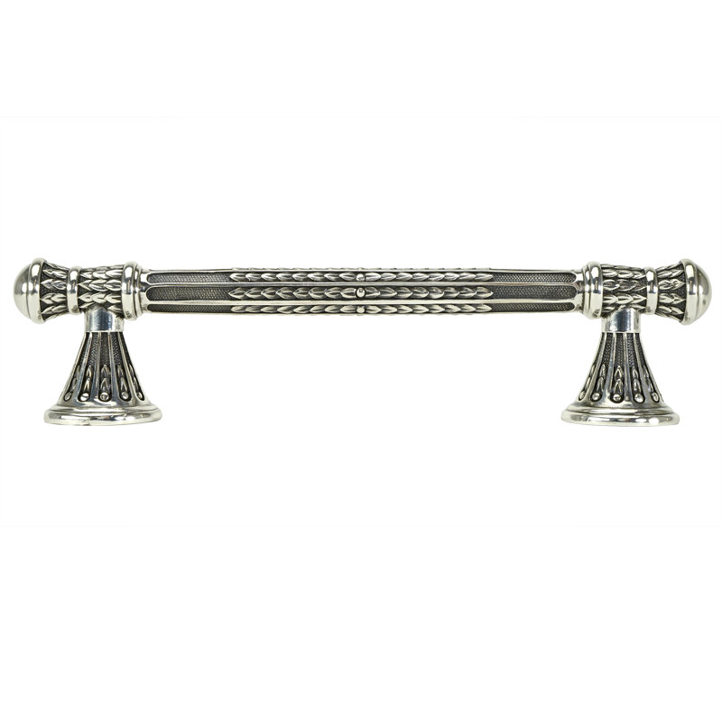 ASTORIA 5'" PULL IN BURNISHED PLATE, Silver