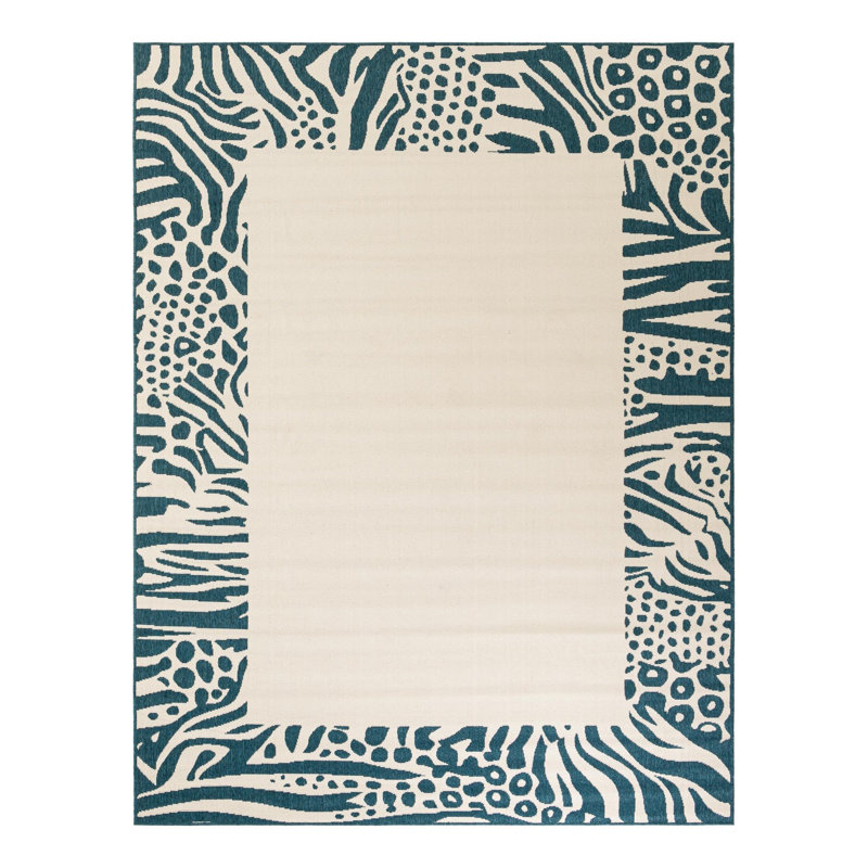 Gurjot Indoor/Outdoor Area Rug, Rectangle 7'10" x 10'